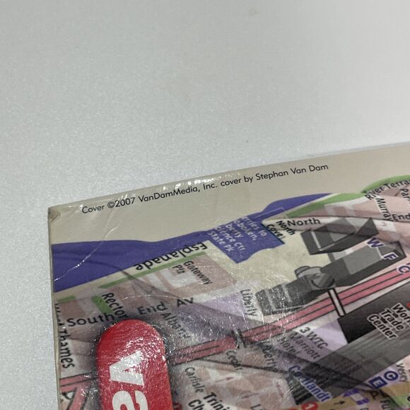 2007 Street Smart NYC Manhattan Map Ground Zero Detail VanDam Laminate - Picture 2 of 6